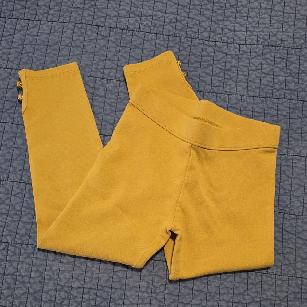 NWOT Janie and Jack Mustard Yellow Leggings